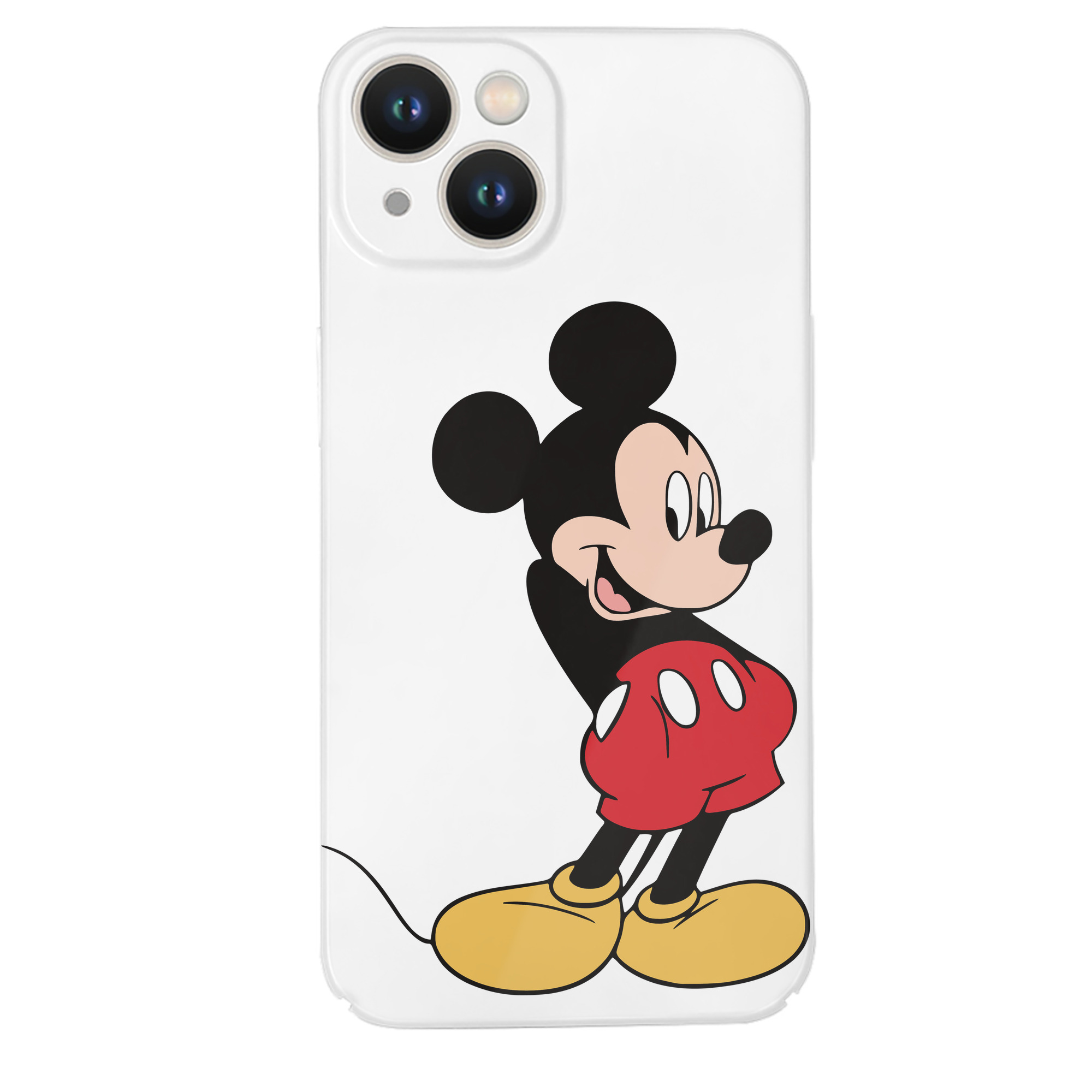 （画像用） ミッキーマウス Mickey Mouse 【iPhone 14シリーズ対応】ハードケース